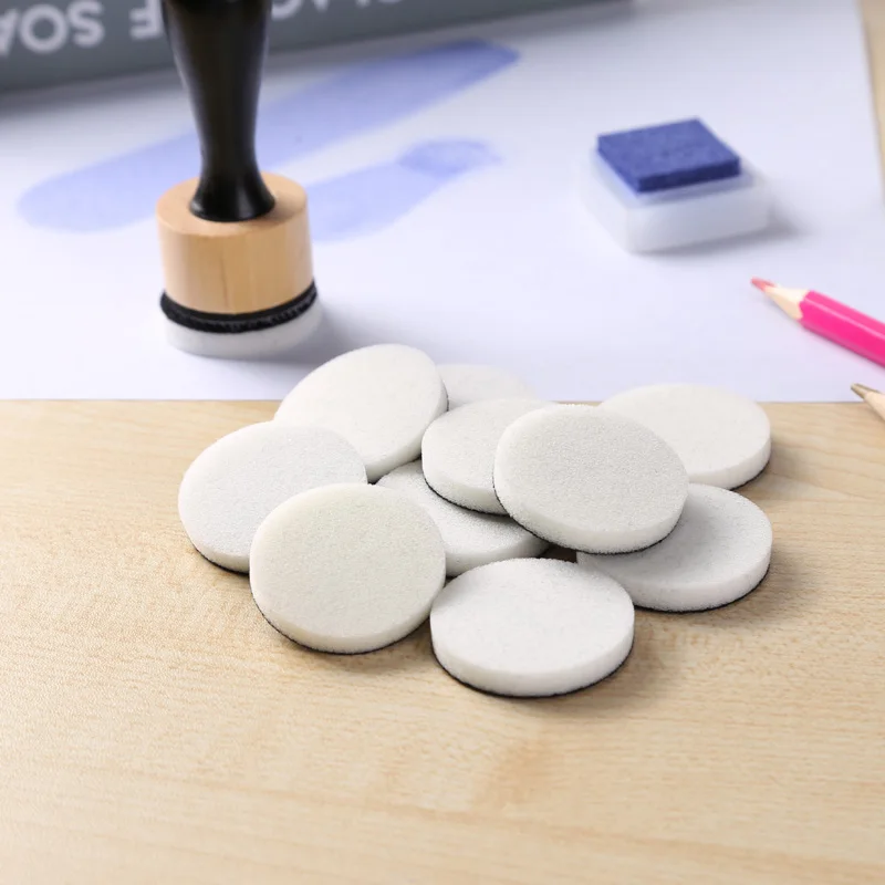 Мини аппликаторы для нанесения красок с круглыми губками и плотной прокладкой, подходят для рисования и раскрашивания, для рукоделия.