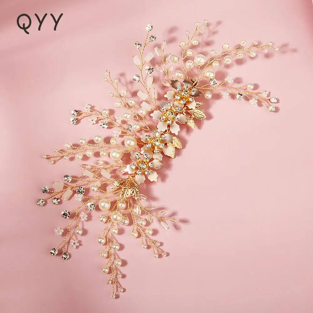 Birdal свадебные аксессуары ювелирные изделия ручной работы цветок жемчуг заколки