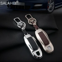 high end car key case cover holder protection for porsche cayenne macan 911 carrera boxster cayman panamera auto key accessories