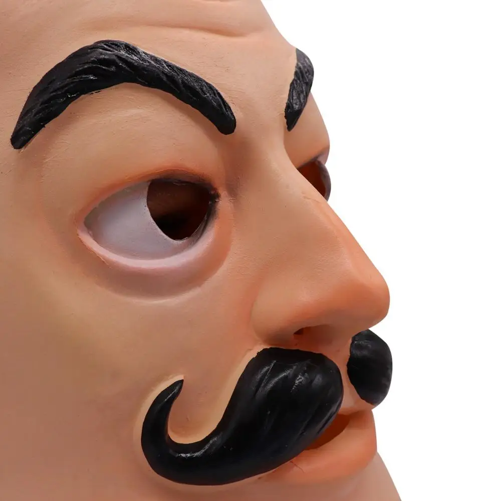 Смешная игра Hello Neighbor Косплэй Маска латекс шлем костюмы на Хэллоуин вечерние