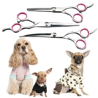 67 pet grooming scissors stainless steel cats and dogs hair seam scissors up and down curved scissors sharp haircut pet tools
