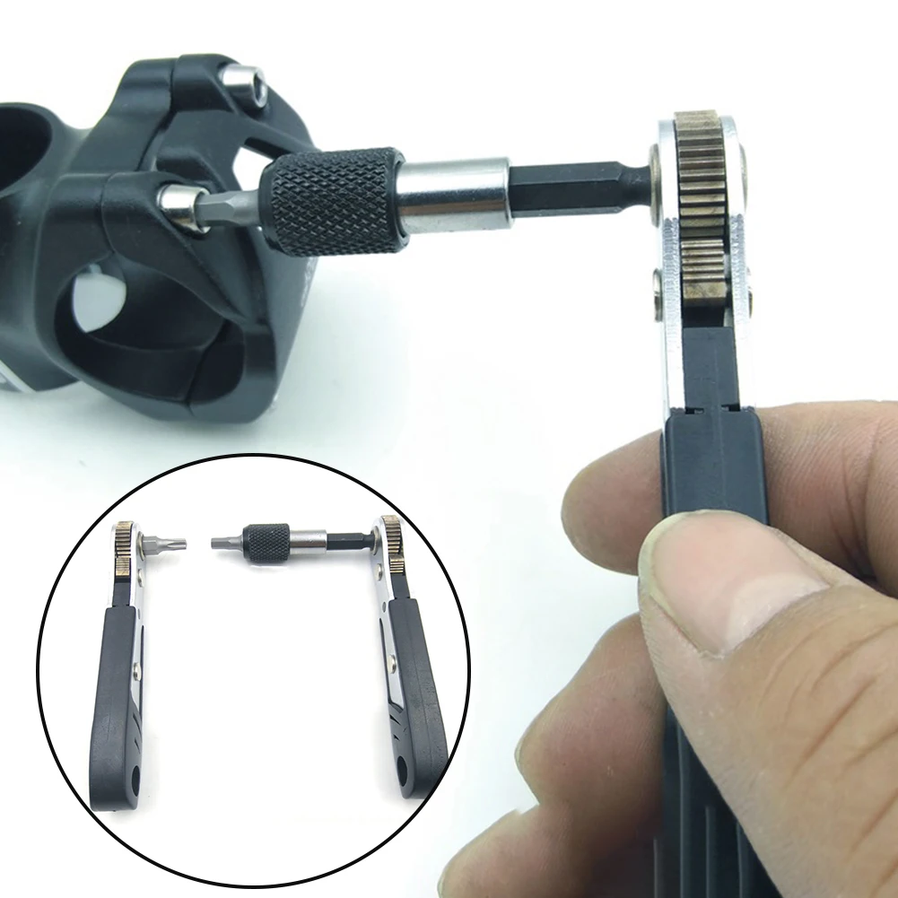 

1 Set Mountain Bike Ratchet Wrench Allen Key Tool Socket Set Bicycle Repair Kit With Storage Case Mtb Bike Removal Repair Tools