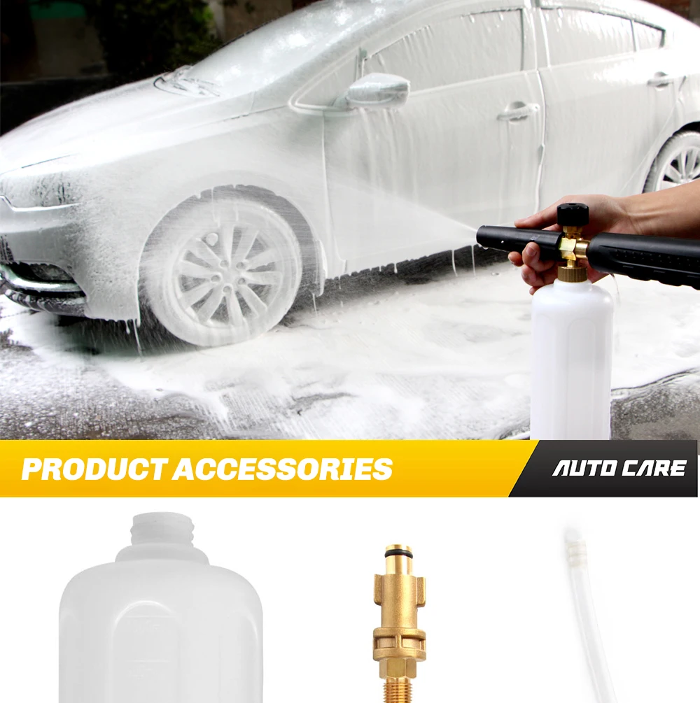 AutoCare пенная Насадка распылитель сопло высокого давления Пенообразователь для BOSCH AQUATAK 100, ECO, 110115, 1200 Мойка под давлением