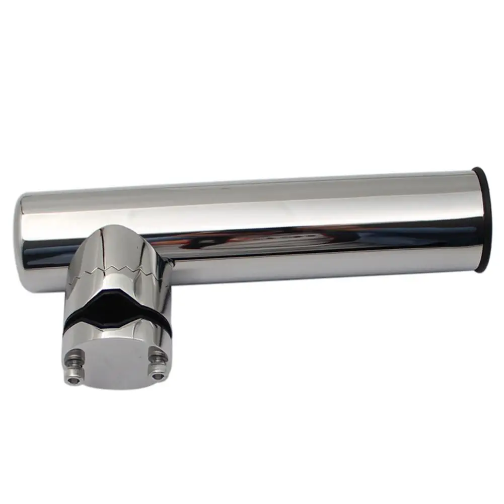 

Marine ​Fishing Rod Insertion Tube Rack, Stainless Steel Fishing Rod Holder Rack Support For Rail 19-25mm Boat Accessories