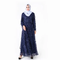tassel sequins european and american dress womens clothing dubai abaya muslim fashion women abaya dress