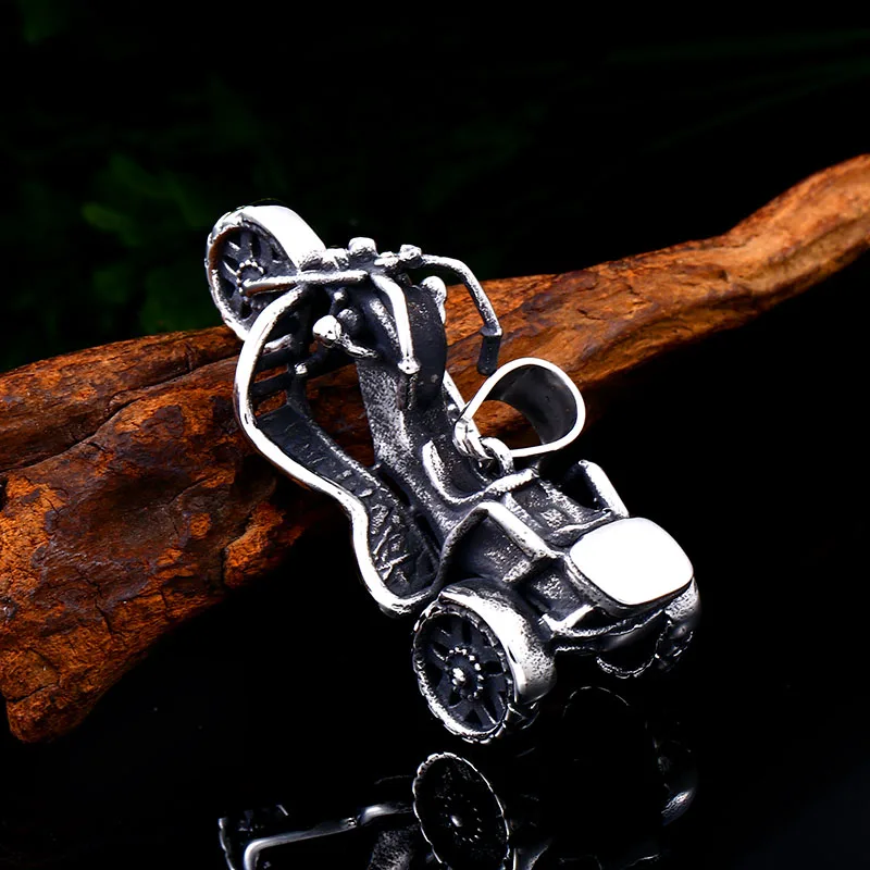 Цепочка с подвеской в готическом стиле для мужчин ожерелье из титановой