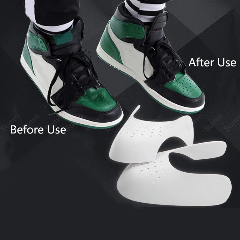 Sunvo  Shoe Anti Fold Protection for Sneakers Anti Crease Protector Basket Ball Shoe Head Stretcher Expander Custom Packaging