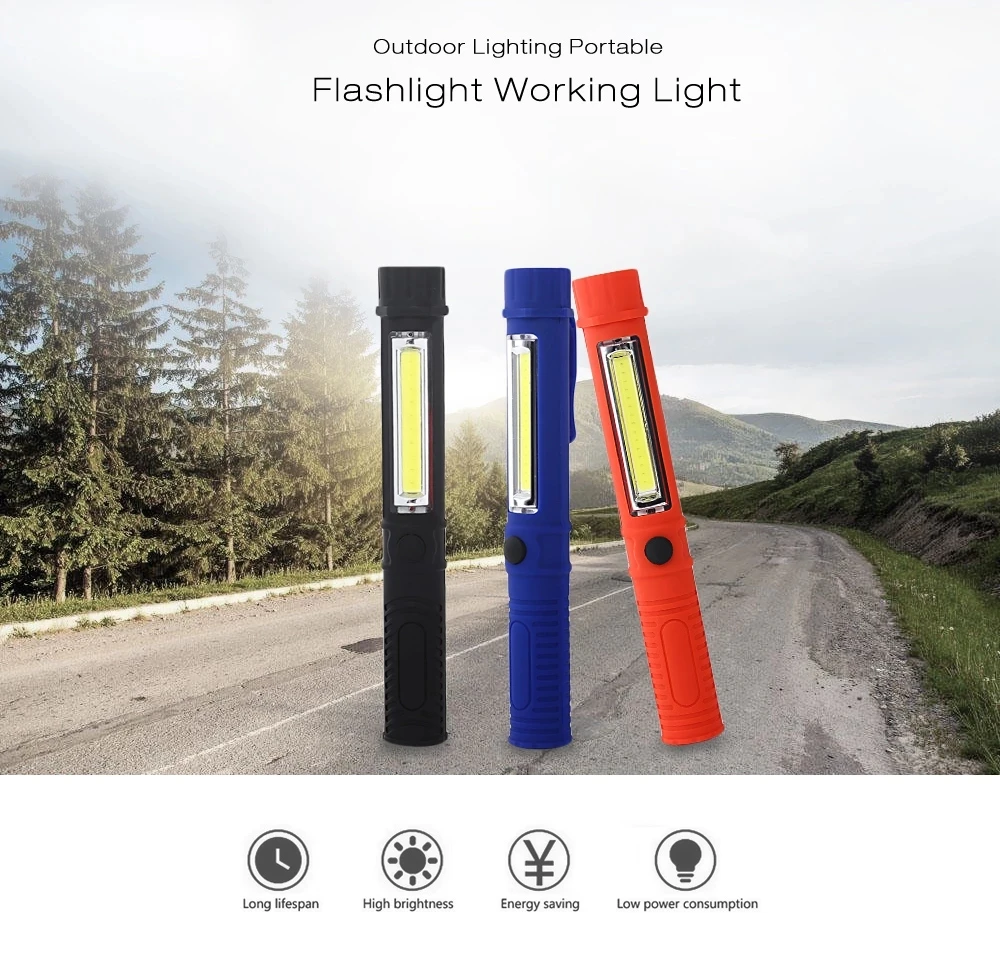 Многофункциональный LED COB вспышка светильник мини ручка работы инспекции горелки