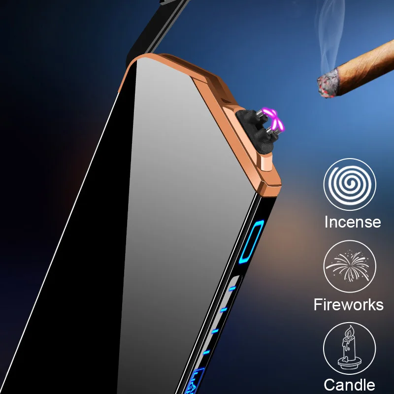 зажигалки необычные подарок мужчине Электрическая ветрозащитная зажигалка с