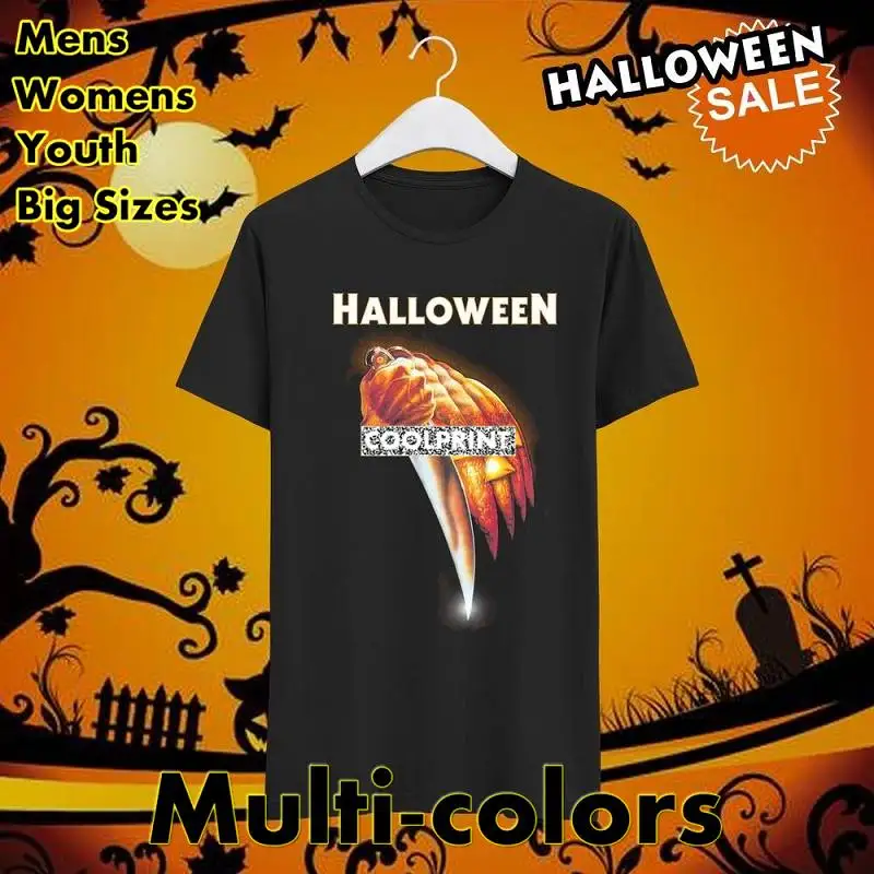

Halloween Movie Cover Supernatural Horror Halloween T Shirt T Shirts Oversized Mens Fashion Originality Graphic Shirts
