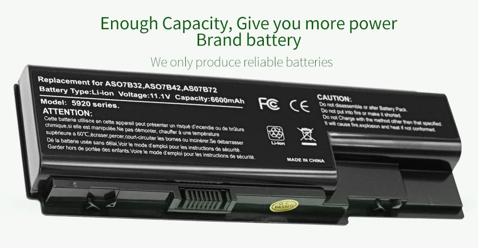 Golooloo 6 ячеек Аккумулятор для ноутбука acer AS07B31 AS07B32 AS07B41 AS07B42 AS07B51 AS07B71 AS07B72 LC. BTP00.008 LC. BTP00.014