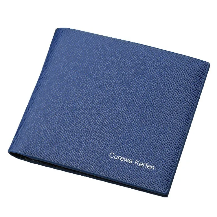 Новый модный бумажник для мужчин из искусственной кожи PU короткий тонкий повседневный многофункциональный держатель карт и кошелек для монет.