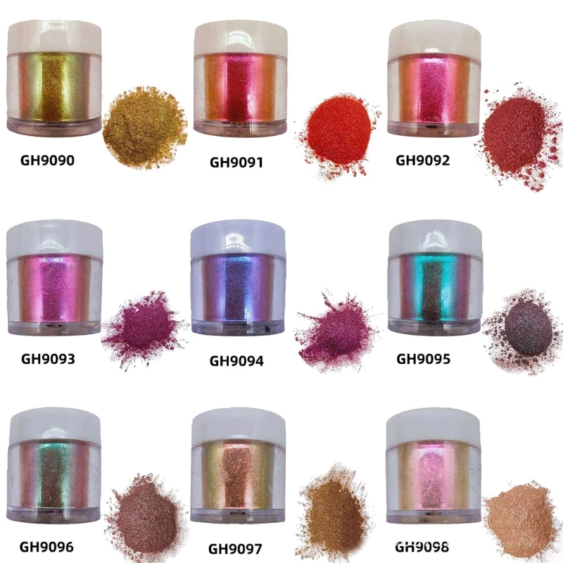 

Pearlescent Pigment Color Shifting Mica Powder Pearl Pigment Powder for Soap Making Nail Art Lip Gloss Bath Bombs Slime