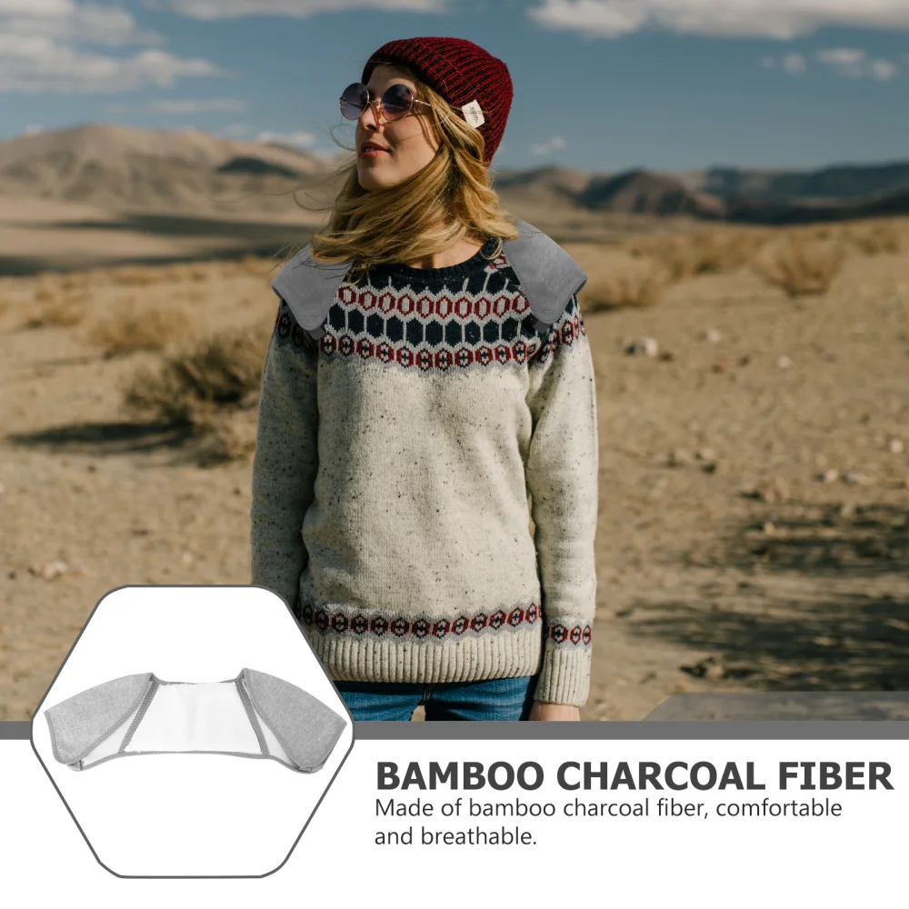 

Shoulder Warmer Protector Bamboo Charcoal Fiber Fleece Lined Thicken Shoulder Pad Wrap Brace (Size)