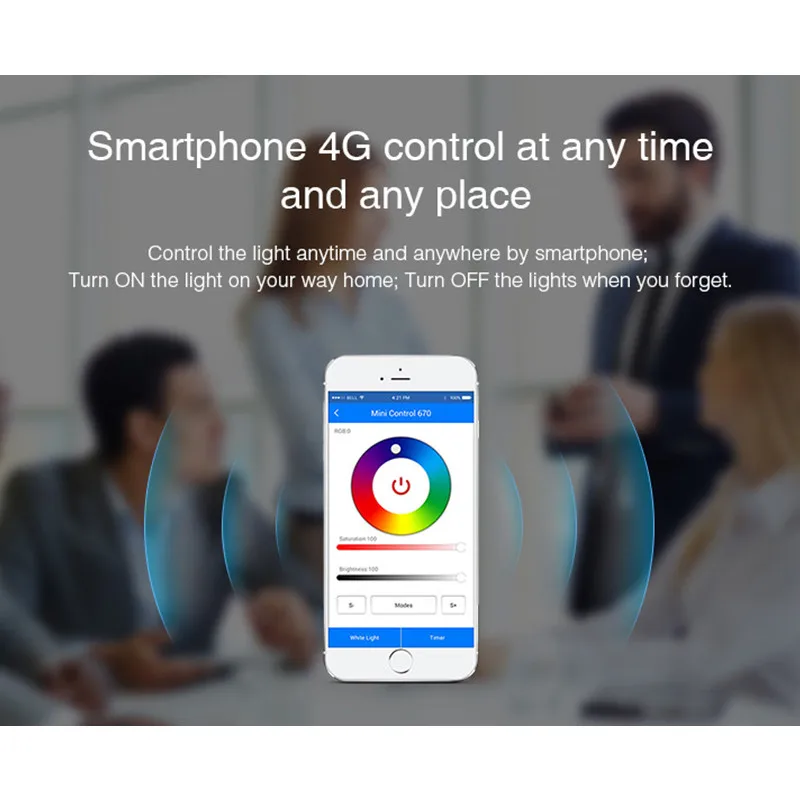 Светодиодный мини контроллер MiBoxer Mini RGB WiFi RGBW светильник Mi 5 в 1 светодиодный для