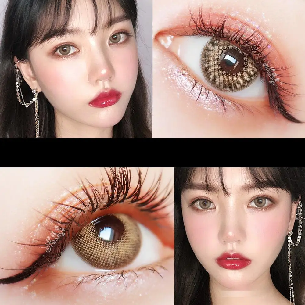 Beauty Coner-2pcs/pair Little Wild Cat Cosmetic Colored Contact Lens Animal Eye Color lenses | Красота и здоровье