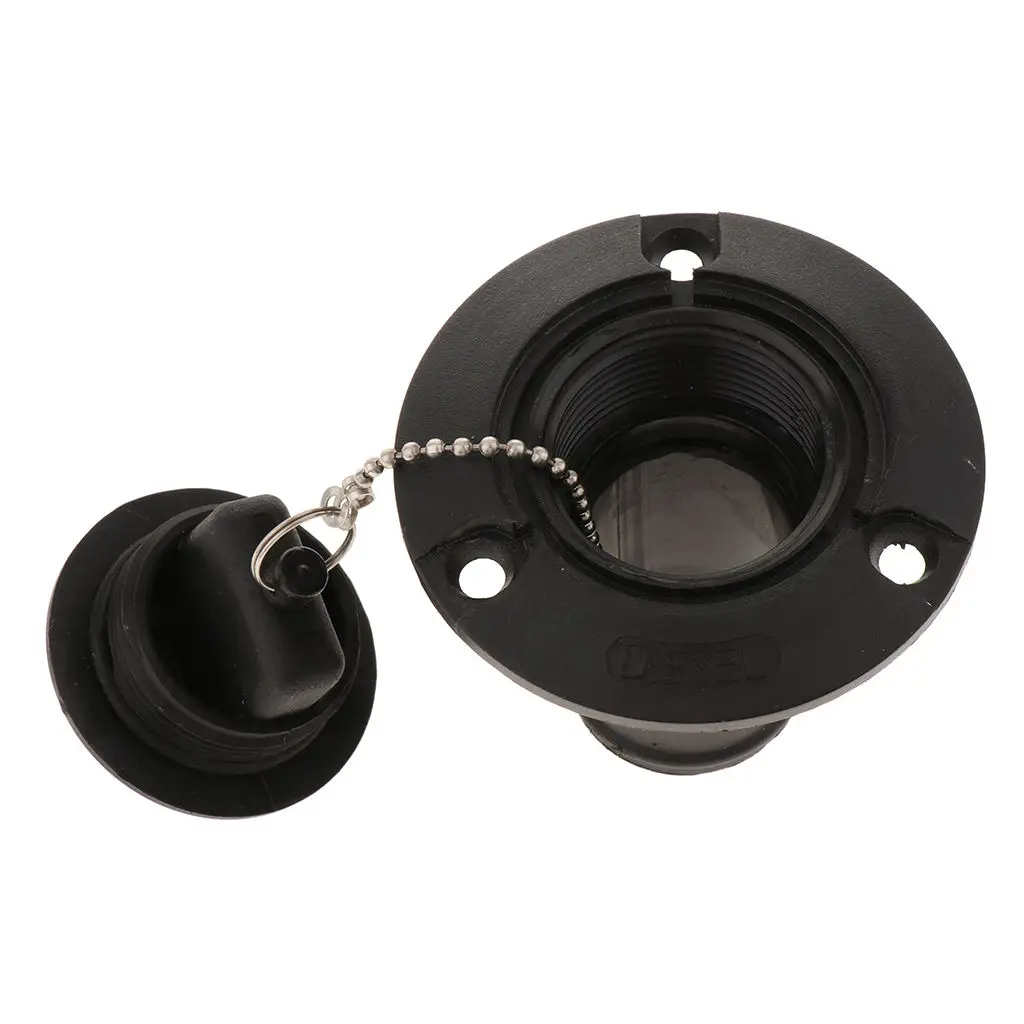 

Black Plastic Gas Deck Fill / Filler 85mm/3.35inch Fit for Marine Boat Yacht
