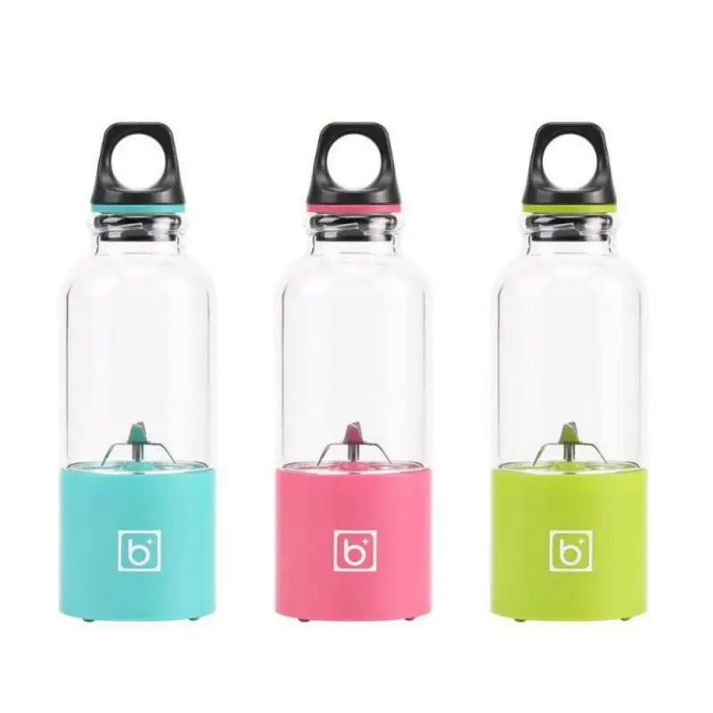 4 Blade Portable Blender Juicer Machine Mixer Electric Mini Usb Food Processor Juicer Smoothie Blender Cup Maker Juice 500ml