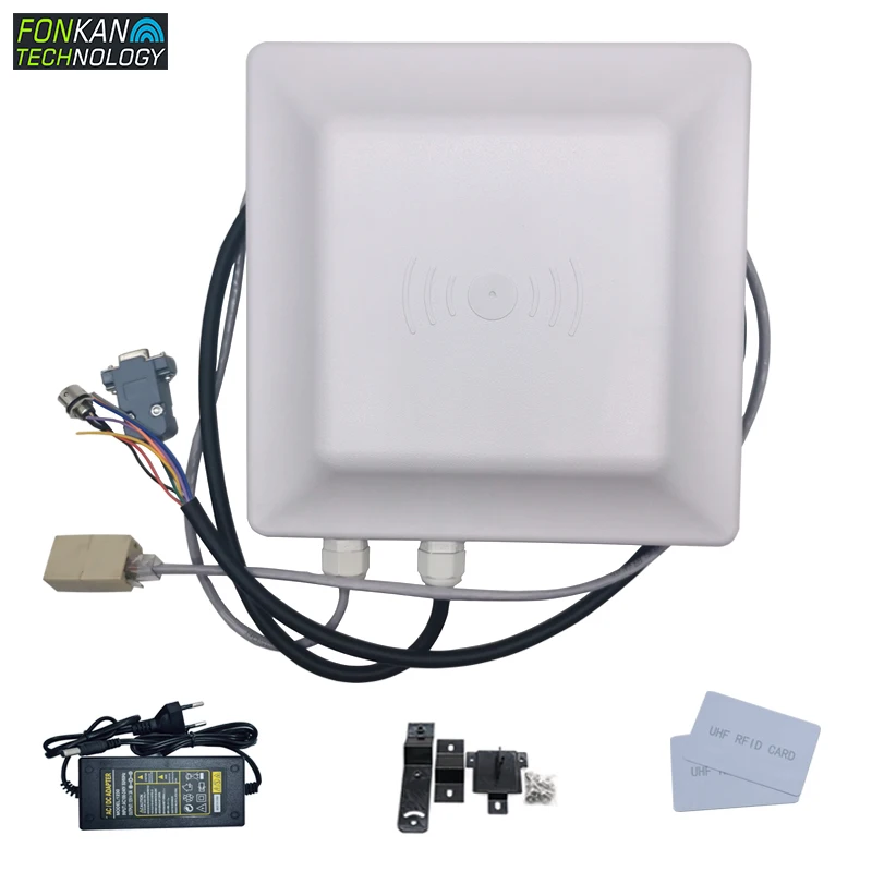 FONKAN wifi rs232 rs485 tcp/ip wiegand26/34 UHF EPC считыватель тегов 7dbi антенна RFID карт и