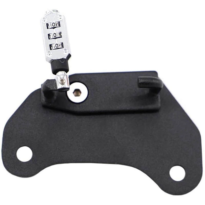 Мотоциклетный шлем Блокировка Пароль Крепление крюк черная сторона