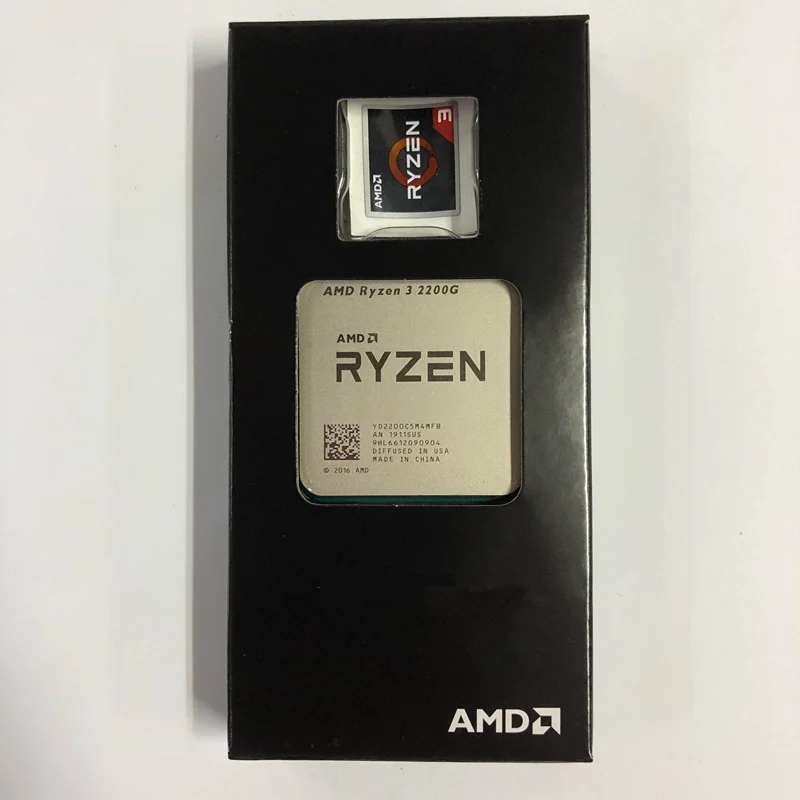 Четырехъядерный процессор AMD Ryzen 3 2200G R3 5 GHz четырехъядерный YD2200C5M4MFB Socket