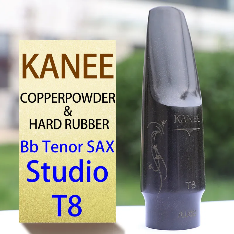 Kanee медный порошок и жесткий резиновый мундштук Eb Alto sax мундштук Bb Tenor sax мундштук Pop/Jazz - Цвет: Tenor ST T8