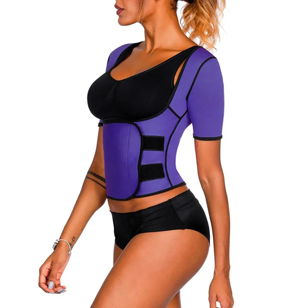 

Women Fitness Corset Sport Body Shaper Vest Women Waist Trainer Workout Slimming Breathable Solid Underwear 2021New Shaping Pant