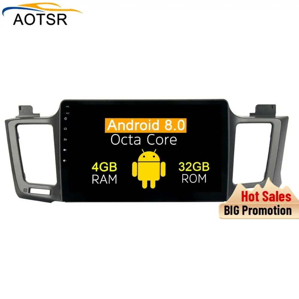 Головное устройство Android 8 0 стерео головное для Toyota RAV4 2015 2016 RAV 4 постоянное радио