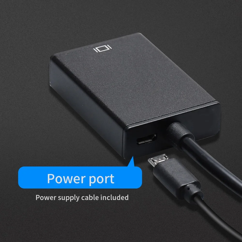 Переходник VGA-HDMI VGA папа-HDMI Мама дополнительный USB-аудиокабель для компьютера