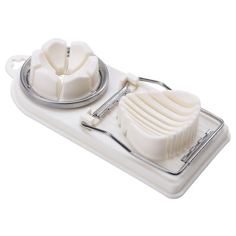 

Hot Sale Cooking Tools 2in1 Cut Multifunction Kitchen Egg Slicer Sectione Cutter Mold Flower Edges Gadgets Tools