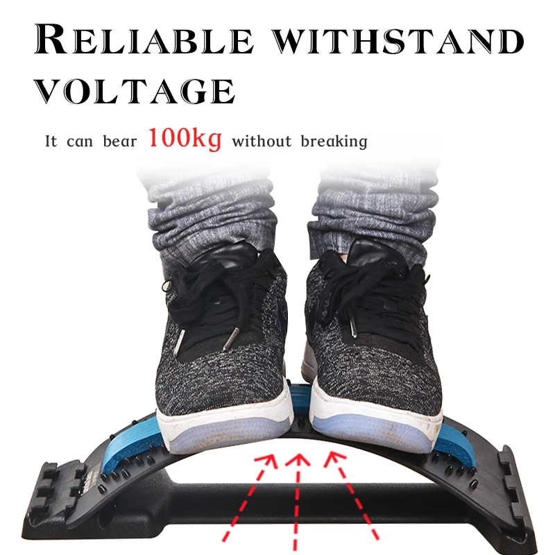 3 уровня облегчения поясницы массажное растяжение спины опора для талии тренажер