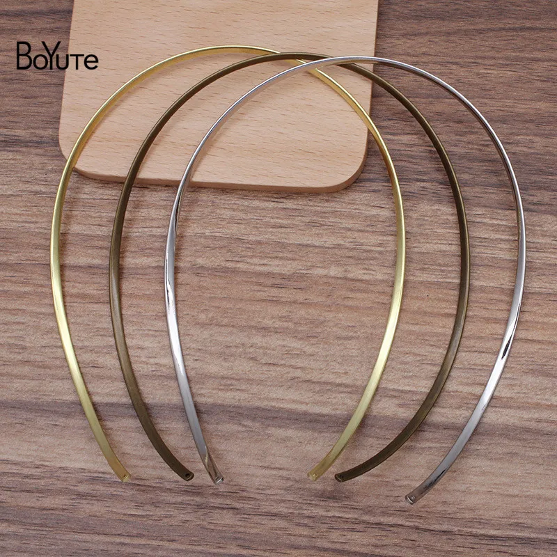 BoYuTe (5 шт./лот) 13 см ширина 3 мм толщина металла латунь чокер Изготовление ювелирных