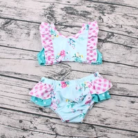 toddler infant baby girls swimsuit newborn baby clothes top and bloomer shorts toddler girl clothing children clothes swimwear
