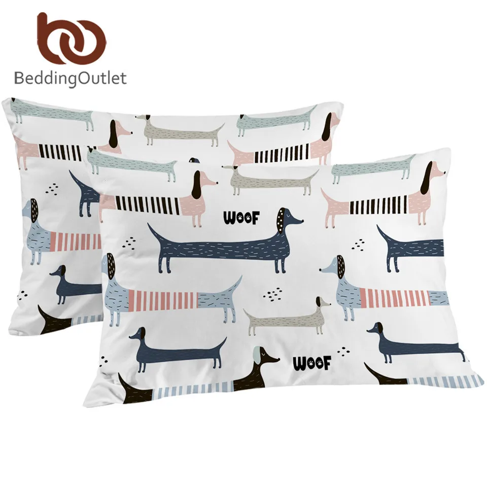 Наволочка для колбасы в виде таксы цветная наволочка собак подушка щенка из