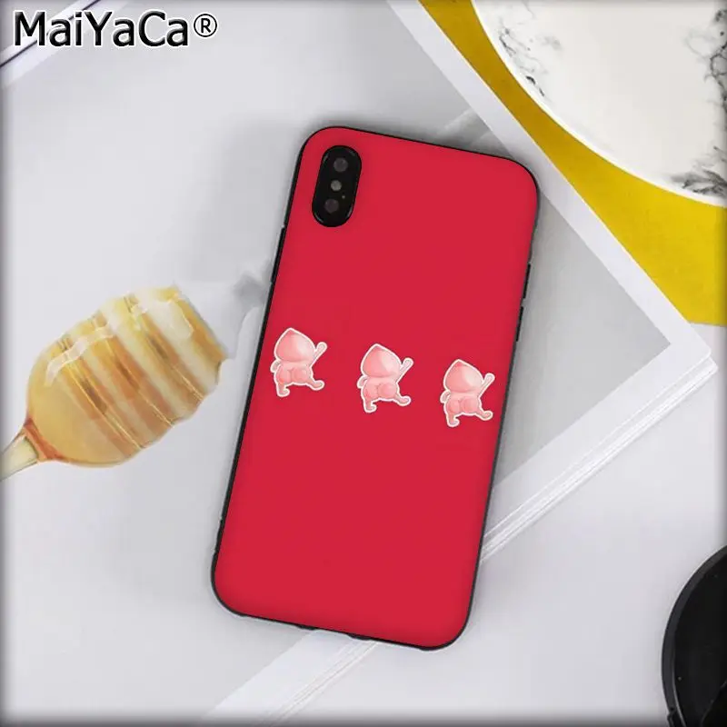 Розовый персиковый кобито MaiYaCa! Чехол для телефона Kobito Apple iphone 11 pro 8 7 66S Plus X XS MAX SE XR |