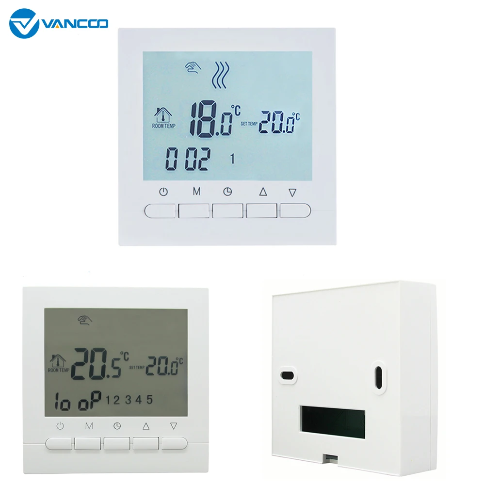 Контроллер температуры цифровой Еженедельно Программируемый Термостат