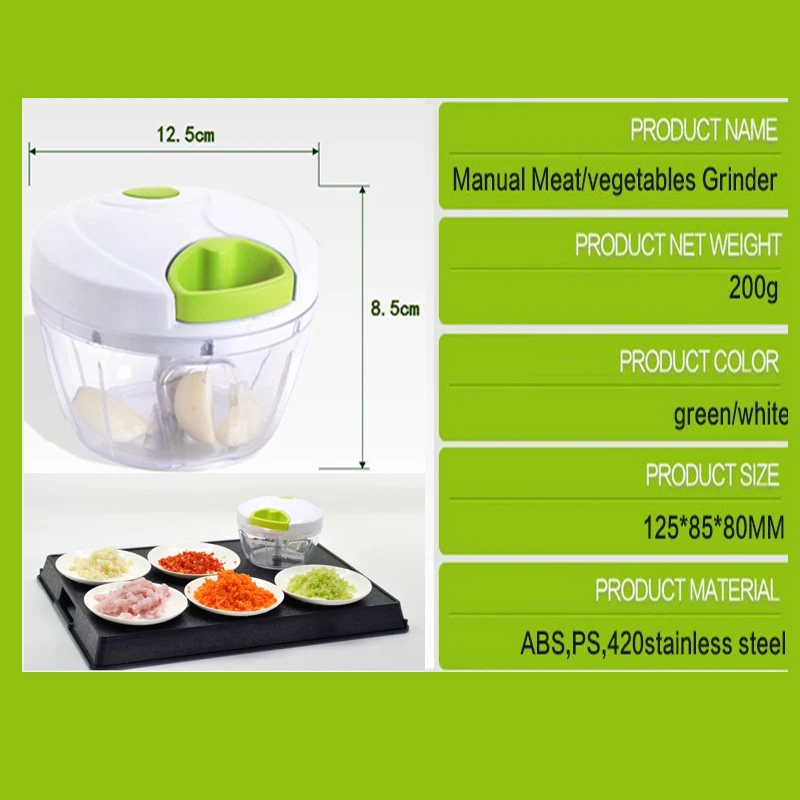 500 мл Многофункциональный Высокоскоростной Измельчитель чеснока измельчитель