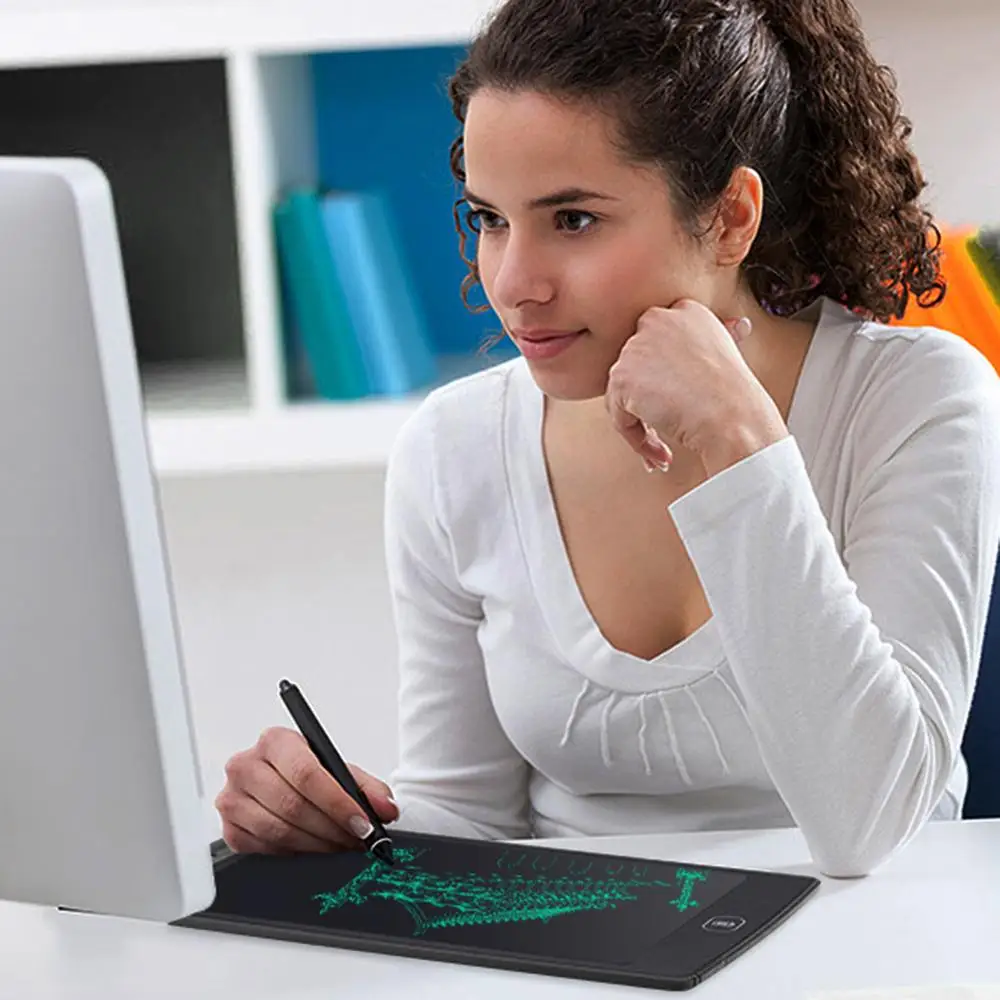 10 дюймовый цифровой планшет для рисования цветной ЖК письма блокноты