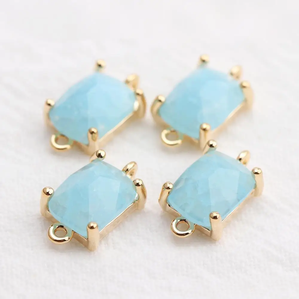 GUFEATHER M525 ювелирные аксессуары 18k позолота 0 3 мкм diy циркон кулон изделия 6 шт./лот |