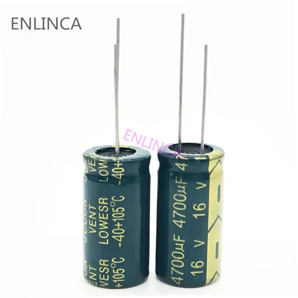 20 шт./лот S13 4700uf16V низкочастотный алюминиевый электролитический конденсатор с
