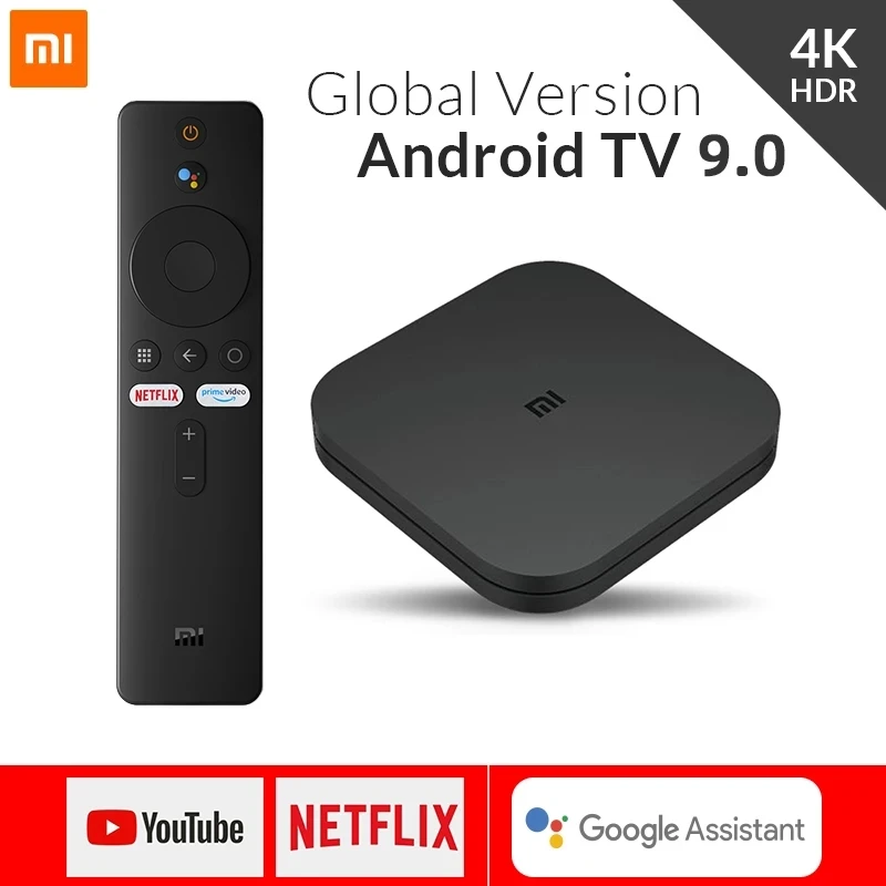 Оригинальная ТВ приставка Xiaomi Mi Box S 4K HDR Android TV 9 0 Ultra HD 2G 8G WIFI Google Cast Netflix IPTV