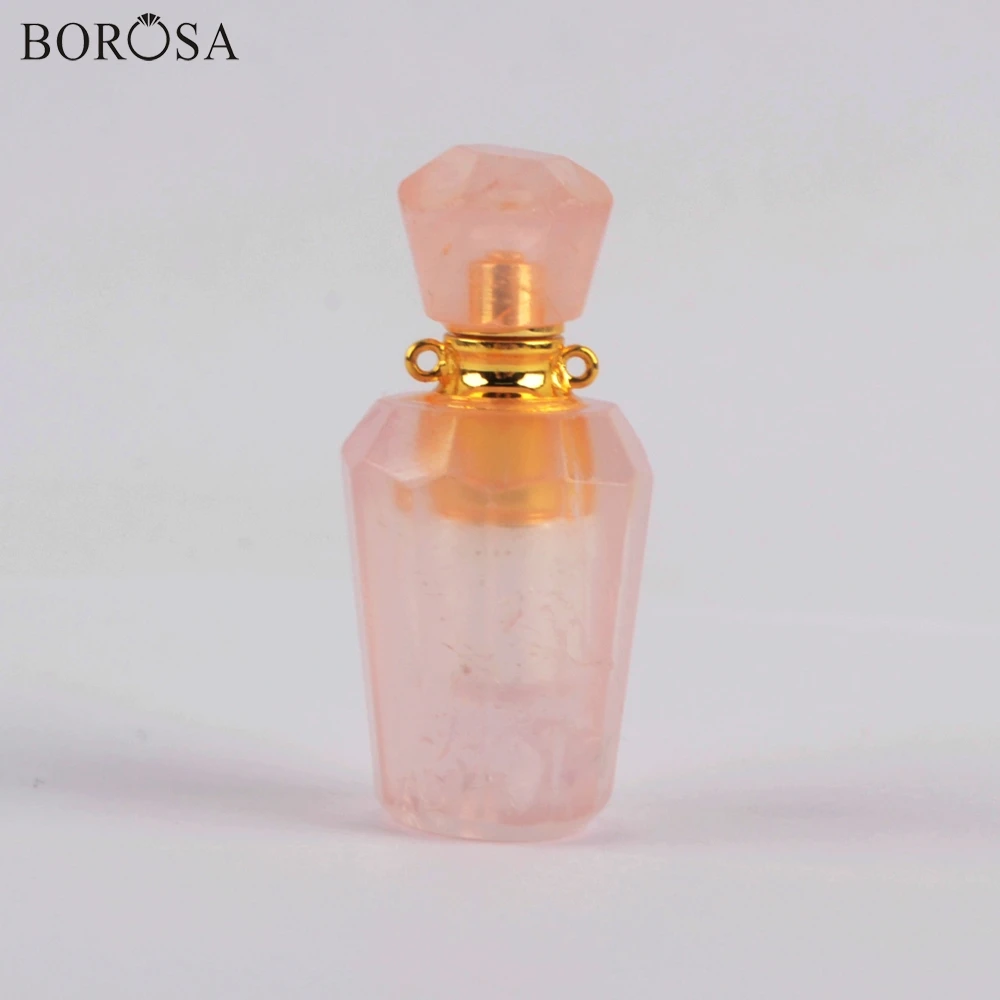 BOROSA Золотой/Серебряный цвет натуральный камень Соединительный Радужный флюорит