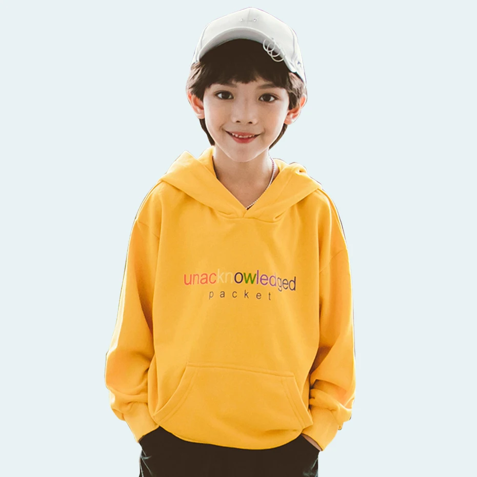 Куртка для мальчиков с разноцветными буквами детские толстовки Повседневный