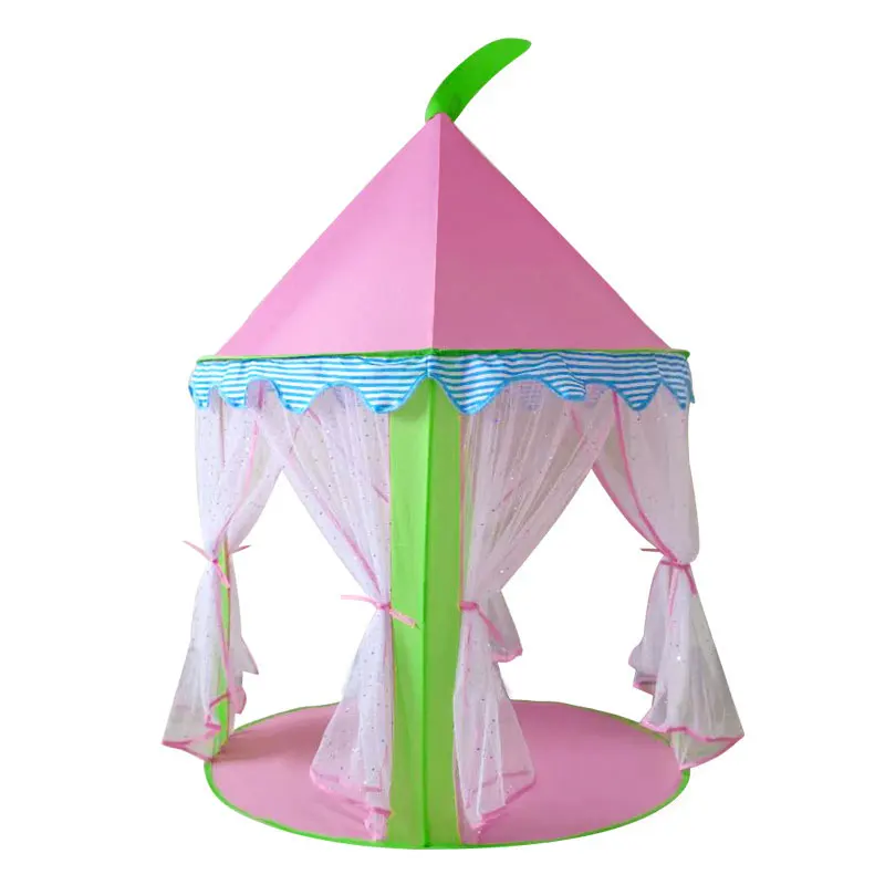 Палатка детская складная Tipi для девочек и мальчиков розовый игровой домик вигвам