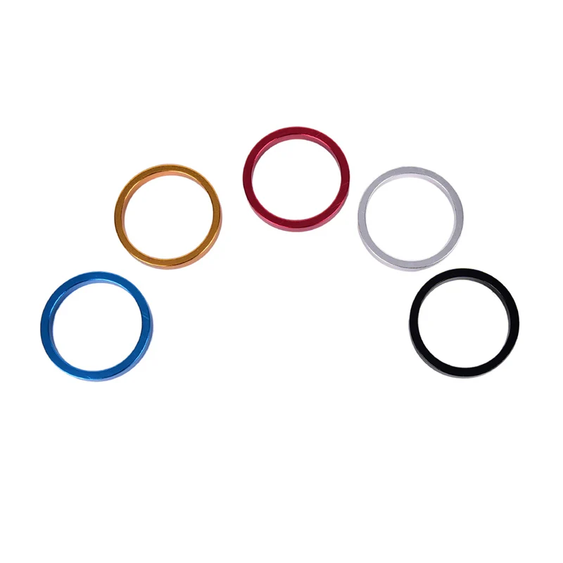 

4pcs 5mm Bike Fork Washer Stem Spacers Bicycle Headset Washer Raise Handlebar