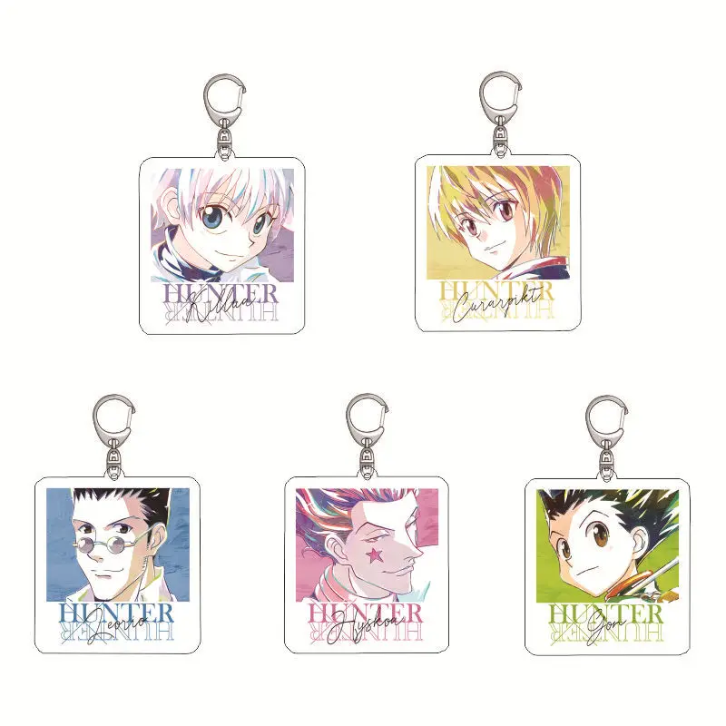 Хит продаж брелок для ключей HUNTER X Killua Irumi Hisoka милый с акриловой фигуркой