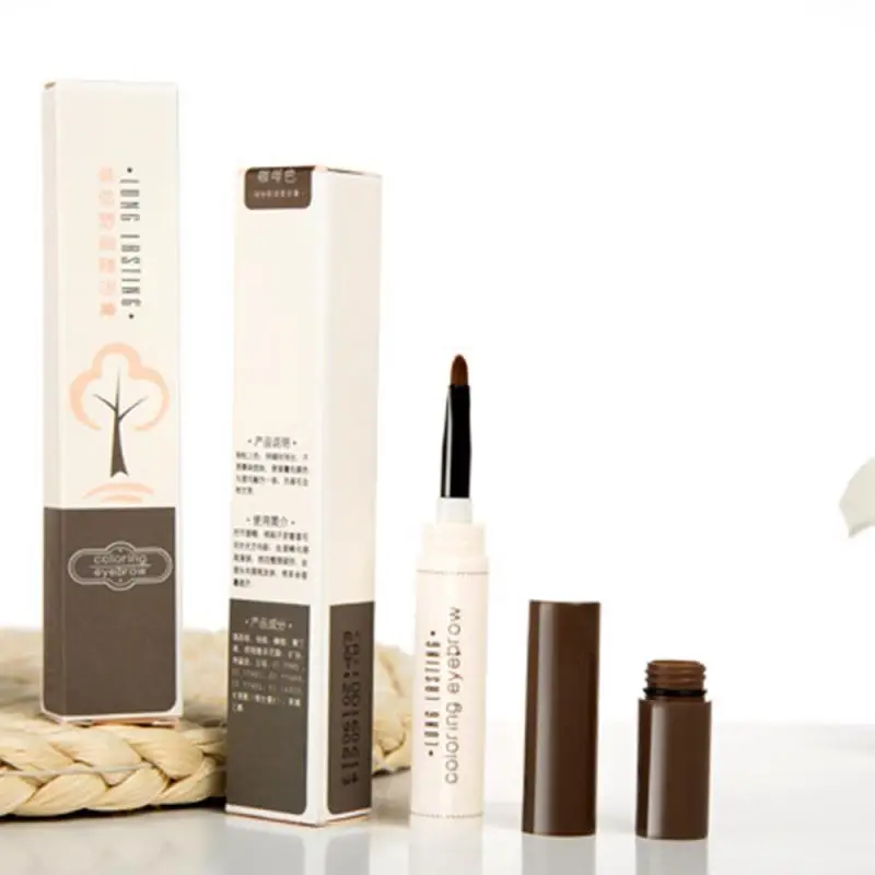 Оптовая продажа натуральный макияж бровей Гель Карандаш палитра теней для