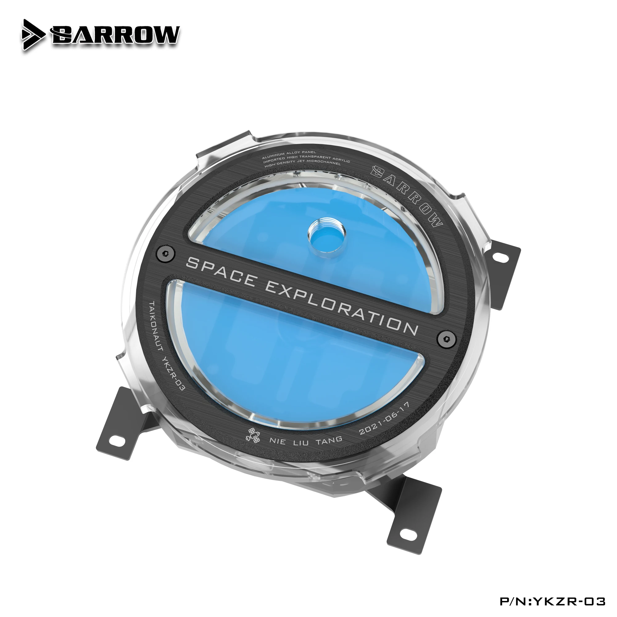 

Barrow Reservoir YKZR-03 Combined Split Space Exploration Reservoir Acrylic G1/4"Thread 65ML Capacity Water Cooling System