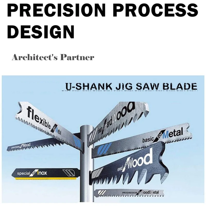 65 шт. u образное лезвие для пилы резки металла из древесно пластика используется