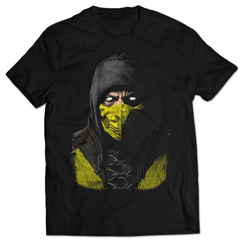 

Yellow Ninja T-shirt Funny T Shirts For Men 3d Men T Shirt Short Sleeve